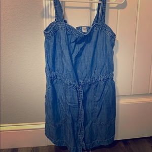 Denim Romper